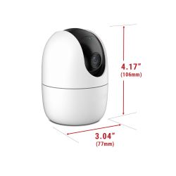 360° 2MP WIFI SECURITY CAMERA INDOOR Two-Way Talk (Built In Mic And Speaker)